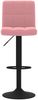 vidaXL Barhocker 2 Stk. Rosa Samt [334310] Bild 4
