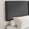 vidaXL Bettgestell mit gepolstertem Kopfteil Dunkelgrau 120 x 190 cm 877295 Bild 3