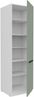 Küchen Hochschrank 60 cm Küche ARIA Aquamarin ultra matt + Weiss matt, hochwertige Fronten mit Anti Fingerprint Beschichtung, Soft-Close Küchenzeile Küchenblock Bild 3