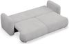 Selsey 'Tvoya' 3-Sitzer Schlafsofa mit Bouclé-Bezug, Hellgrau Bild 4