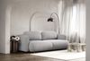 Selsey 'Tvoya' 3-Sitzer Schlafsofa mit Bouclé-Bezug, Hellgrau Bild 3