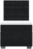 vidaXL Boxspringbett mit Matratze Schwarz 80x200 cm Samt 3290776 Bild 4