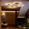 s.luce Atom eckige LED Effekt Wand- & Deckenleuchte Gold Ø 80cm Bild 3