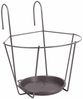 Haken-Blumentopfhalter 25 cm grau Bild 1