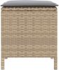 vidaXL Garten-Fußhocker 2 Stück Beige und Hellgrau 38 x 38 x 45 cm 42025386 Bild 4