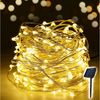 Salcar LED Solarleuchte 10m/20m LED Solar Lichterkette Solarleuchten Außen, warmweiß Bild 1