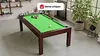 Vente-unique - IMPERIALE Indoor games Holz, Platte BraunGrün - B 114,2 cm x H 78,5 cm x L 207,7 cm Bild 2
