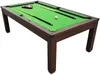Vente-unique - IMPERIALE Indoor games Holz, Platte BraunGrün - B 114,2 cm x H 78,5 cm x L 207,7 cm Bild 3