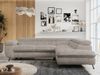 Ecksofa mit Bettfunktion, Modern Sofa, L-form, Einstellbare Kopfstützen, Bettkasten - PETER - Hellbraun Cord - Topper T25 - rechts Bild 4