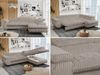 Ecksofa mit Bettfunktion, Modern Sofa, L-form, Einstellbare Kopfstützen, Bettkasten - PETER - Hellbraun Cord - Topper T25 - rechts Bild 2