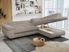Ecksofa mit Bettfunktion, Modern Sofa, L-form, Einstellbare Kopfstützen, Bettkasten - PETER - Hellbraun Cord - Topper T25 - rechts Bild 3