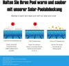 Solarfolie Schwarz Ø500cm Poolheizung Wärmeplane Schutzabdeckung Sonne Unterlage Bild 3