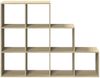 vidaXL Raumteiler-Bücherregal 3 Stufen Sonoma-Eiche 137,5x29x103,5 cm 857978 Bild 5