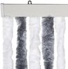 vidaXL Insektenschutz-Vorhang Grau und Weiß 100x220 cm Chenille 241225 Bild 4