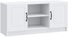 vidaXL TV-Schränk Weiß 102 x 34,5 x 47 cm Holzwerkstoff 895845 Bild 2
