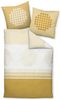 Janine J.D. Mako-Satin Bettwäsche 155x220 Streifen Punkte gelb weiß 87050-03 Bild 3