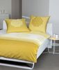 Janine J.D. Mako-Satin Bettwäsche 155x220 Streifen Punkte gelb weiß 87050-03 Bild 2