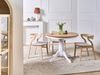 Esstisch AKRON Helle Esche 100 cm 100 cm Holz Bild 3