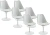Vente-unique - XAFY Stuhl Plastik Weiß - B 56,5 cm x H 82 cm x L 49 cm Bild 3