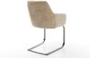 Freischwinger Pejo-Flex Mikrofaser Beige Vintage Freischwinger flach Graphit Taschenfederkern Bild 5