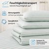 ZIRVEHOME Bettwäsche Baumwolle Bettbezug Streifenmuster– Ganzjahres-Bettwäsche-Sets Damast, Renforce, 3 teilig, 200x200 Bettbezug Baumwolle – Ganzjahres-Bettwäsche mit Damastmuster Bild 3