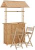 vidaXL 3-tlg. Bar-Set Bambus 341741 Bild 2