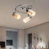 LED Rondell Deckenleuchte mit 3D-Effekt, 25 cm, OKU Bild 3