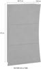 Schuhschrank >Arona< in Weiß Hochglanz - 71x121.5x26.6cm (BxHxT) Bild 4