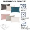 MOON Heimtextilien Kissenhüllen 2er Pack Kissenbezug - Serie Piano, Noppen-Struktur Bild 2