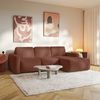 Selsey 'Carnos Mini' Ecksofa mit Schlaffunktion, Ottomane rechts, Chenille Kupfer Bild 3