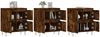vidaXL Sideboards 3 Stk. Räuchereiche Holzwerkstoff 3190202 Bild 3