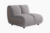 KAWOLA Sessel LAYLA Sitzelement Velvet taupe 74 x 99 x 92 cm Bild 3