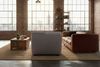 KAWOLA Sessel LAYLA Sitzelement Velvet taupe 74 x 99 x 92 cm Bild 5