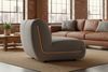 KAWOLA Sessel LAYLA Sitzelement Velvet taupe 74 x 99 x 92 cm Bild 4