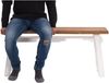 DESIGN DELIGHTS Sitzbank SITZBANK "EAST", Altholz massiv, 118x53x27,5cm (BxHxT), Holzbank, F Bild 3