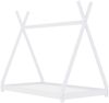 vidaXL Kinder-Bettgestell Weiß Massivholz Kiefer 90 x 200 cm 283360 Bild 2