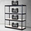 CLP Lagerregal 160x60x180 cm,schwarz Bild 5