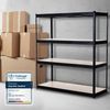 CLP Lagerregal 160x60x180 cm,schwarz Bild 3