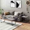 vidaXL Couchtische 2 Stk. Grau Sonoma Holzwerkstoff 823340 Bild 3