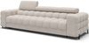 MOEBLO Sofa Telli, Modernes 3-Sitzer-Sofa aus Stoff, Couch & Polstermöbel mit Schlaffunktion, verstellbaren Kopfstützen, freistehend für Wohnzimmer, (BxHxT): 260 × 96 × 100 cm Bild 3