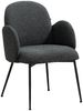 KAWOLA Stuhl DEON Esszimmerstuhl Stoff schwarz 84 x 62 x 59 cm Bild 3