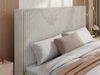 Boxspringbett NORDIC 180 x 200 cm, Doppelbett, Topper Visco, Multipocket-Matratzen H3, holz Optik, Bettkasten, Polsterbett - Beige Cord Bild 5