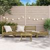 vidaXL Gartensofa 4-Sitzer Kiefernholz Imprägniert 838053 Bild 3