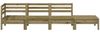 vidaXL Gartensofa 4-Sitzer Kiefernholz Imprägniert 838053 Bild 4