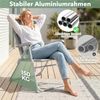 TLGREEN Klappstuhl mit Polsterung,6-fach verstellbarer Campingstuhl, (2 St), Stabiler Aluminiumrahmen & 2 cm dicke Polsterung,bis 150 kg Bild 4
