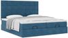 vidaXL Ottoman-Bett mit Matratzen Dunkelblau 180x200 cm Samt 3313776 Bild 5