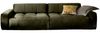 KAWOLA Big Sofa PALACE 3-Sitzer mit Sitztiefenverstellung Velvet oliv 74 x 120 x 298 cm Bild 3