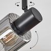 hofstein Deckenleuchte Deckenlampe aus Metall/Glas in Schwarz, ohne Leuchtmittel, Leuchte mit Glasschirmen (8 cm), 3 x E14, ohne Leuchtmittel Bild 3