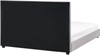 Wasserbett Samtstoff ROUEN 180 x 200 cm Dunkelgrau Bild 5