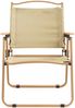 vidaXL Campingstühle 2 Stk. Beige 54x55x78 cm Oxford-Gewebe 319484 Bild 4